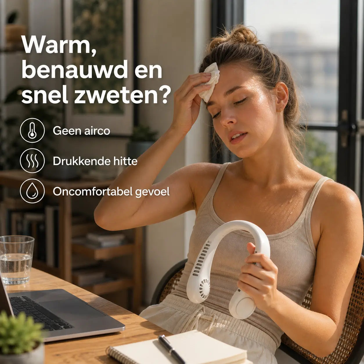 NekFan™ - Portable Rechargeable Neck Fan for Instant Cooling!