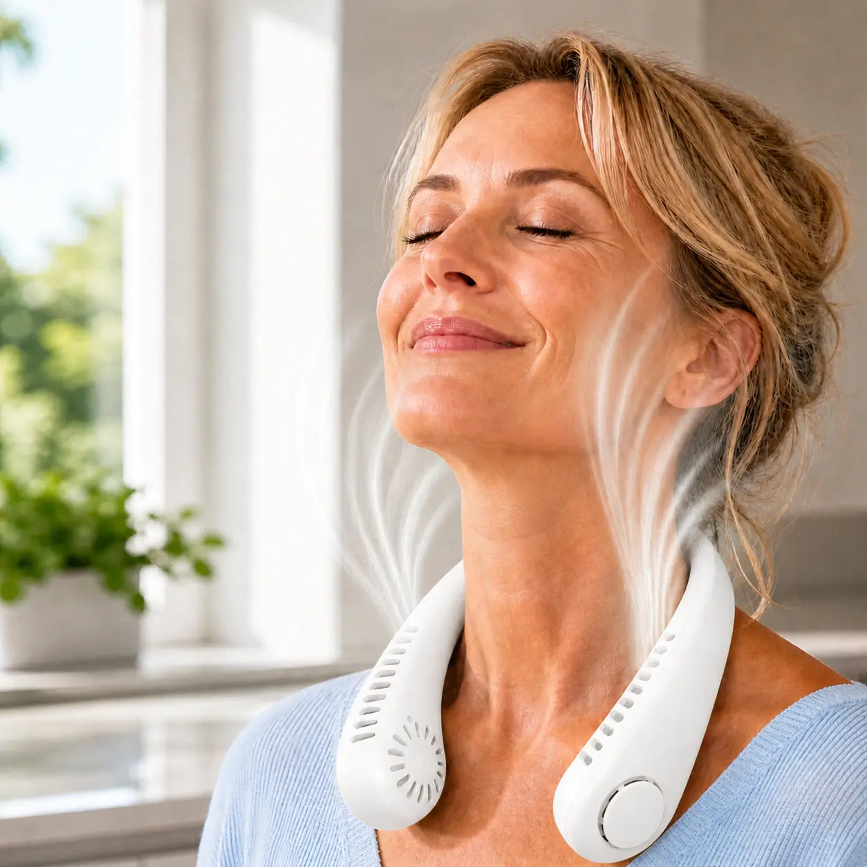 NekFan™ - Portable Rechargeable Neck Fan for Instant Cooling!