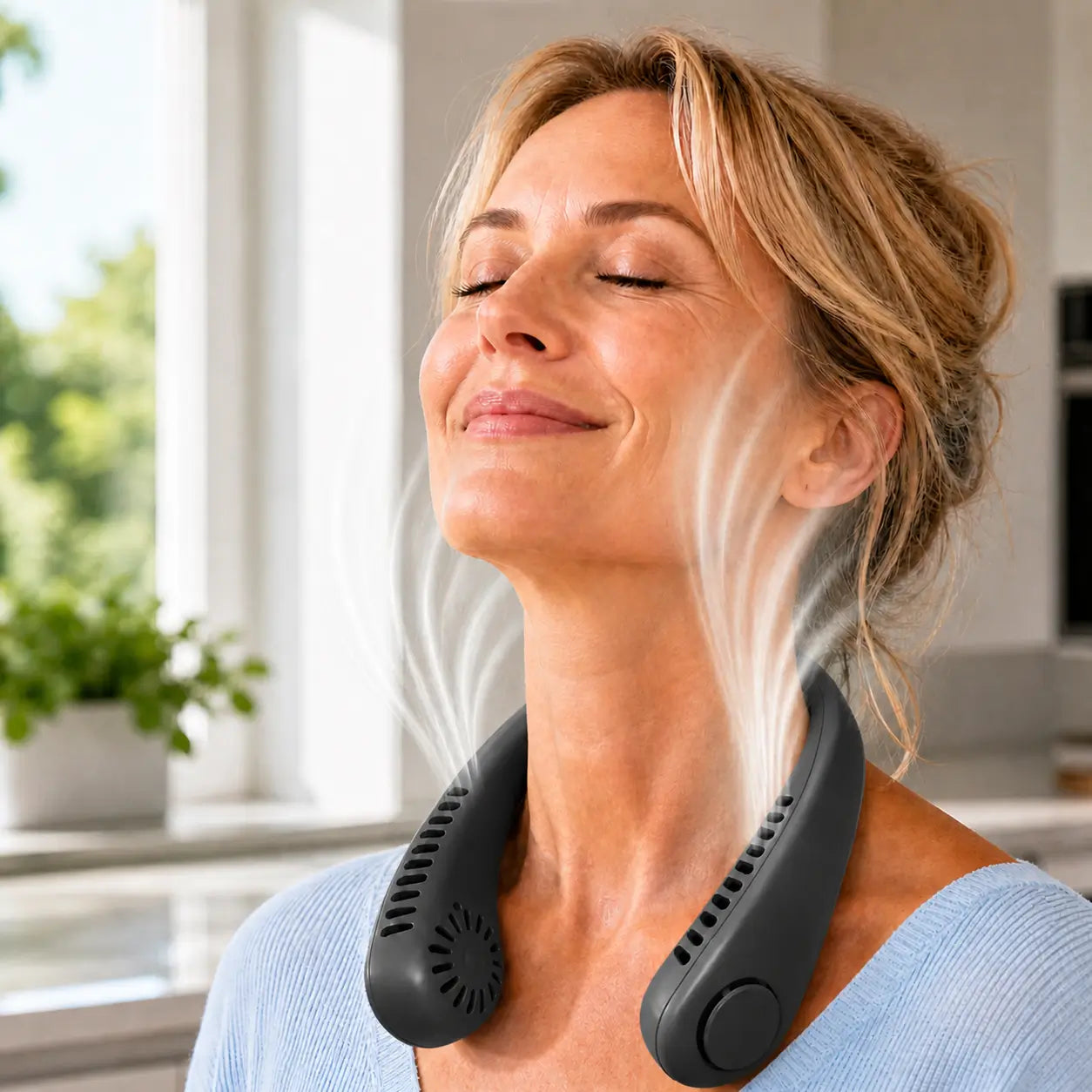 NekFan™ - Portable Rechargeable Neck Fan for Instant Cooling!