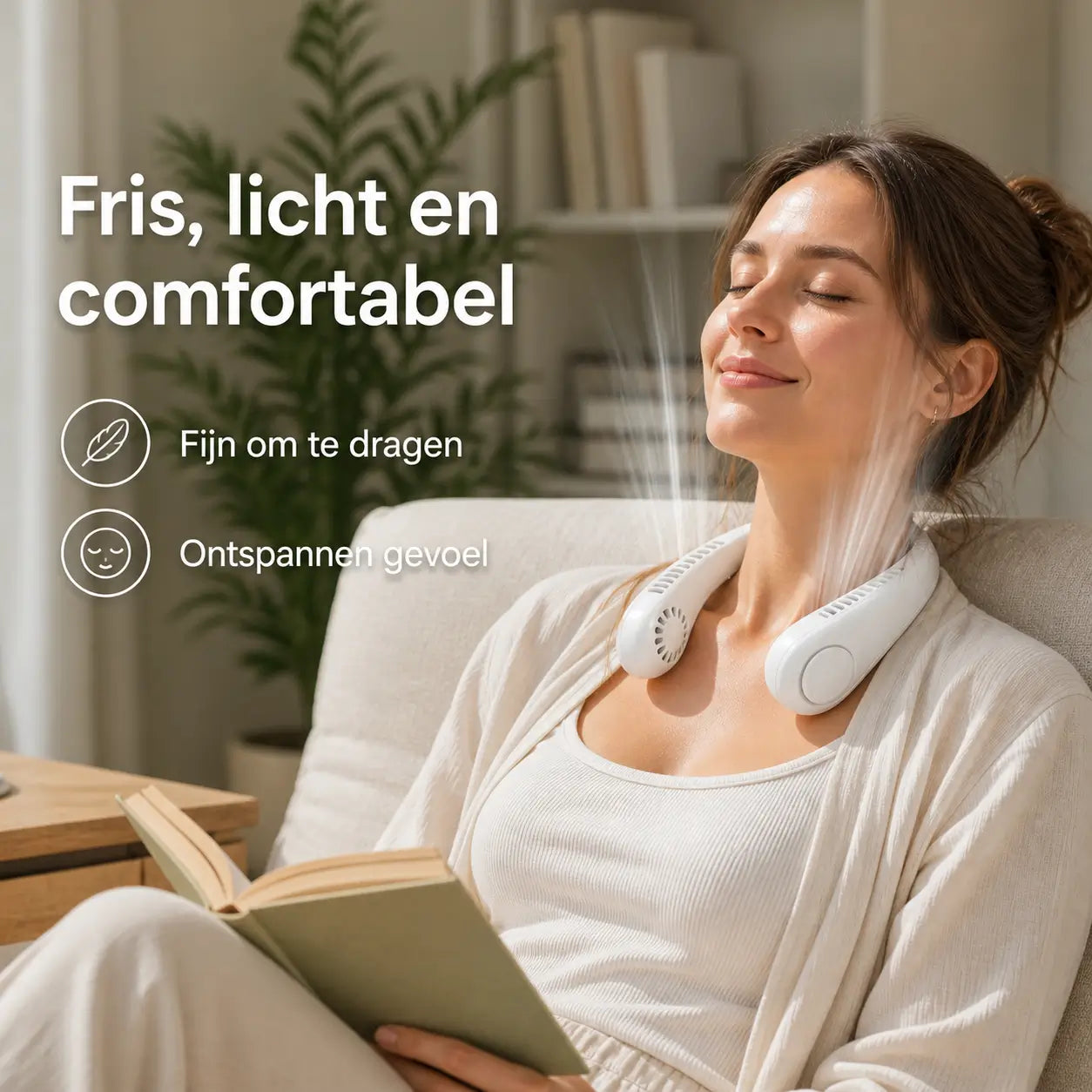 NekFan™ - Portable Rechargeable Neck Fan for Instant Cooling!