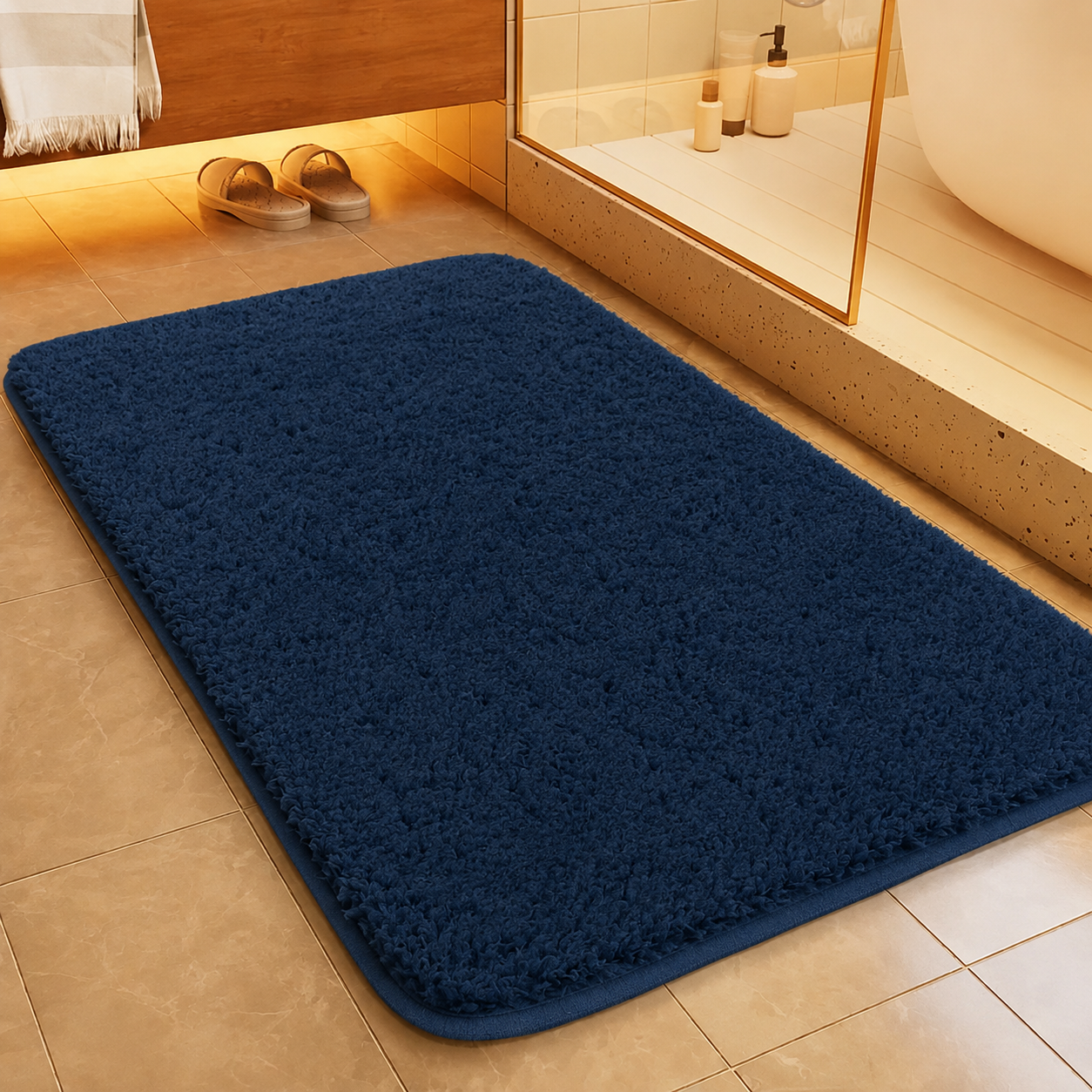 Non-Slip Bath Mat | Softness & Style