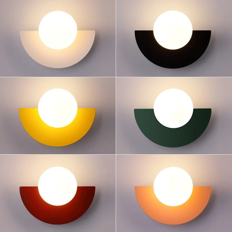 Nordic Wall Sconce Summit - Half-Circle Design - Modern Lighting