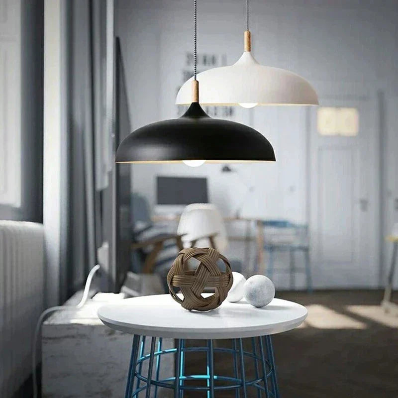 NordicOak Loft LED Oak Ceiling Light – Scandinavian Design