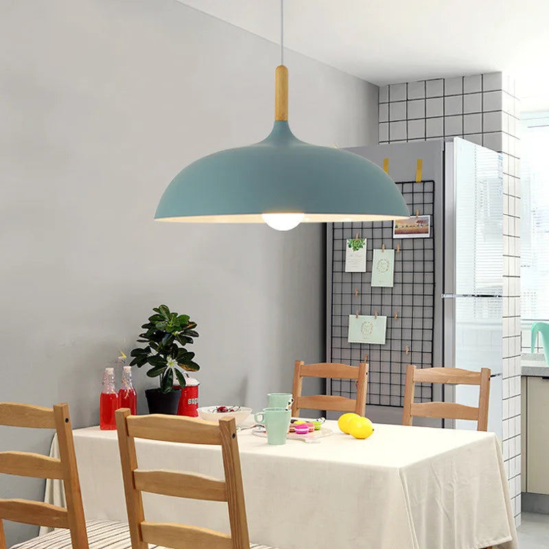 NordicOak Loft LED Oak Ceiling Light – Scandinavian Design