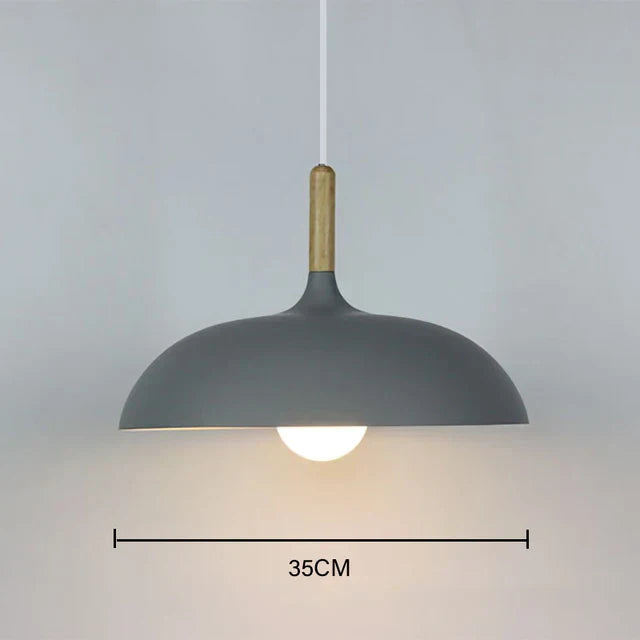 NordicOak Loft LED Oak Ceiling Light – Scandinavian Design