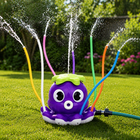 OCTOSPLASH – Octopus Water Sprinkler for Splashy Fun in the Garden