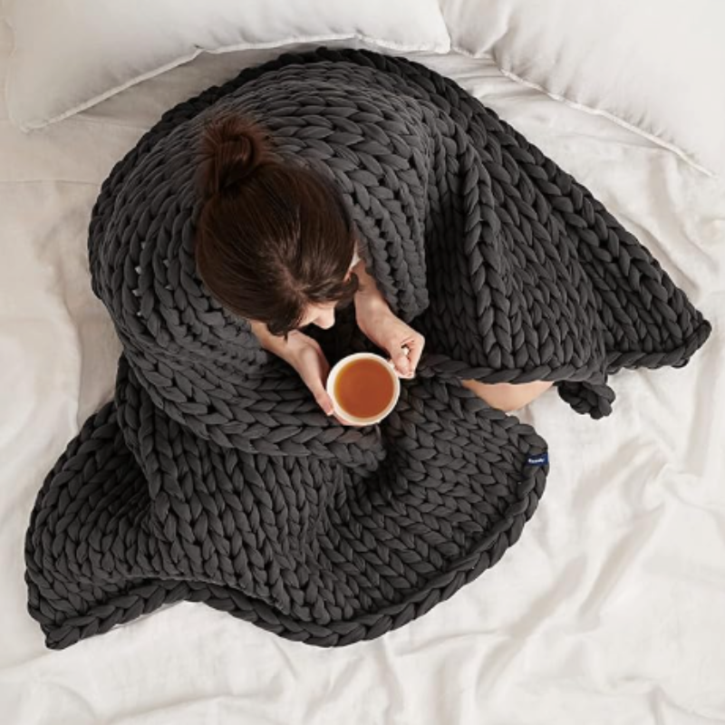 Organic Cotton Weighted Blanket for All Seasons