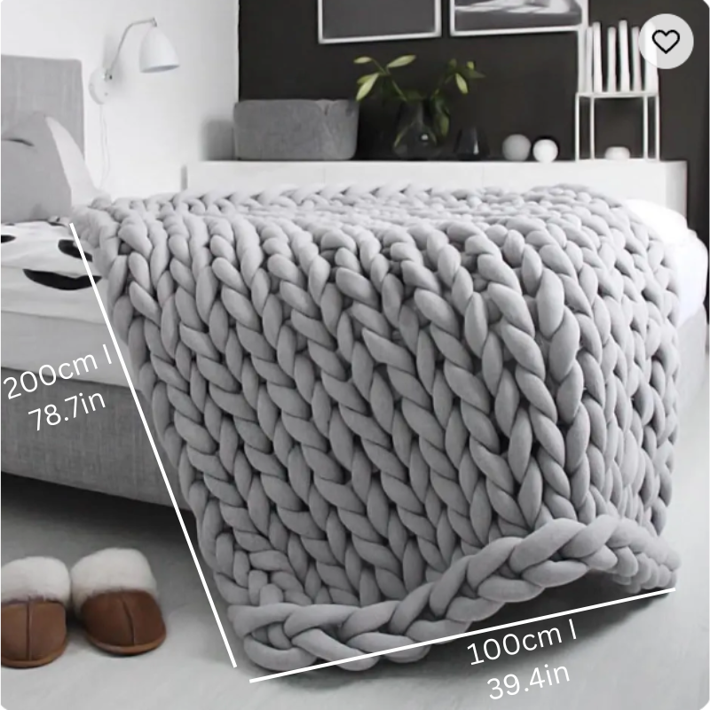Organic Cotton Weighted Blanket for All Seasons