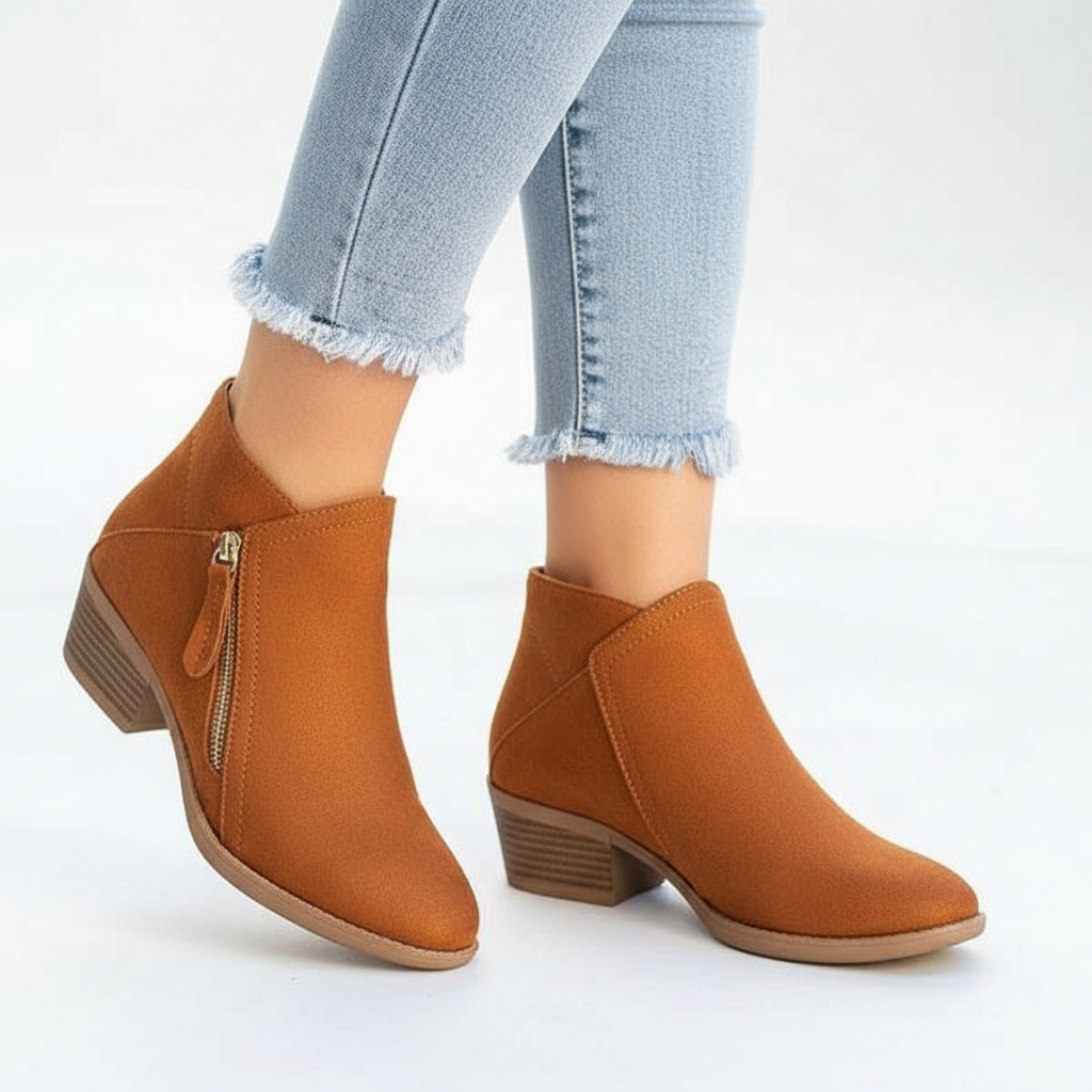 Orthopedic Leather Ankle Boots
