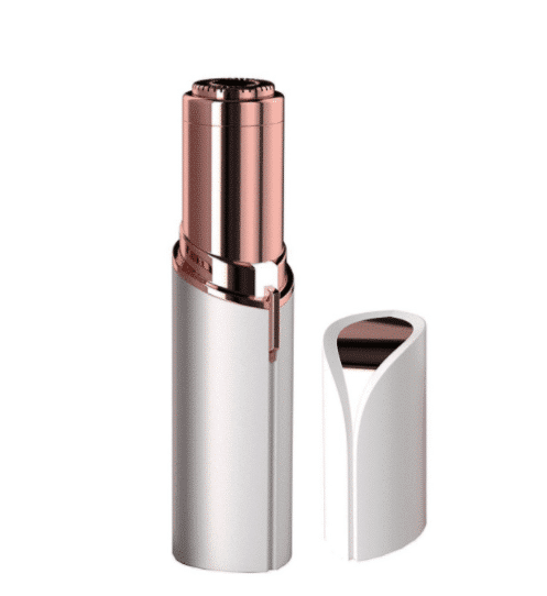 Pain-Free Hair Remover with LED - Shaped Like a Lipstick