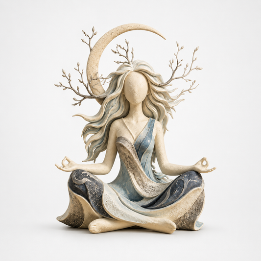 Painted Resin Figurine