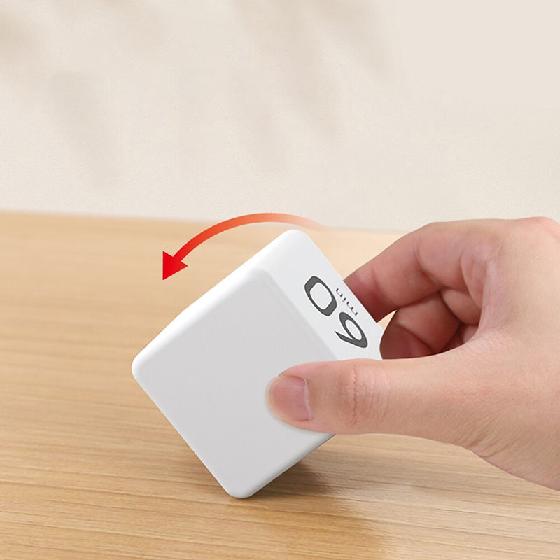Portable Cube Timer Digital Countdown Alarm for Productivity