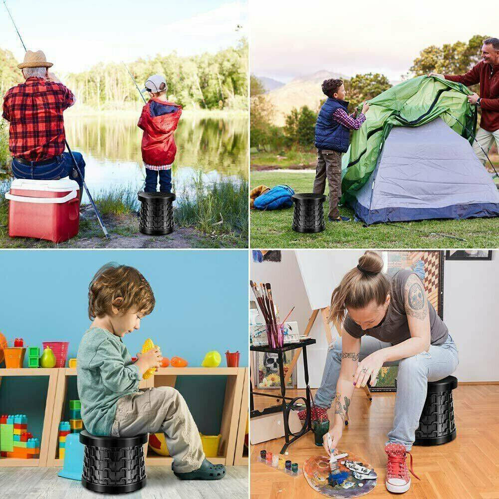 Portable Retractable Telescopic Camping Chair for All Genders