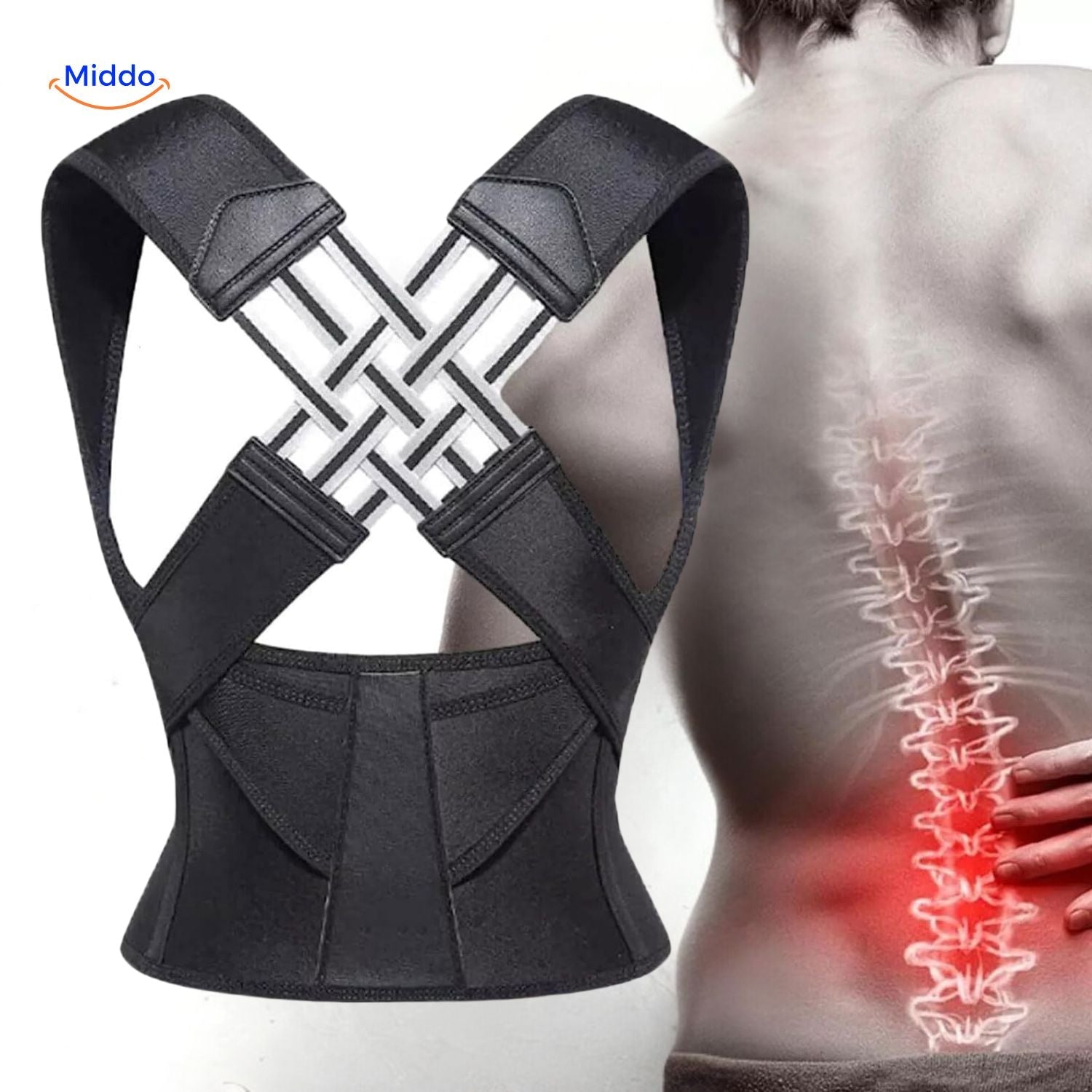 Postura™ Back Support 2.0 – For a Straighter Posture & Comfortable Back Support