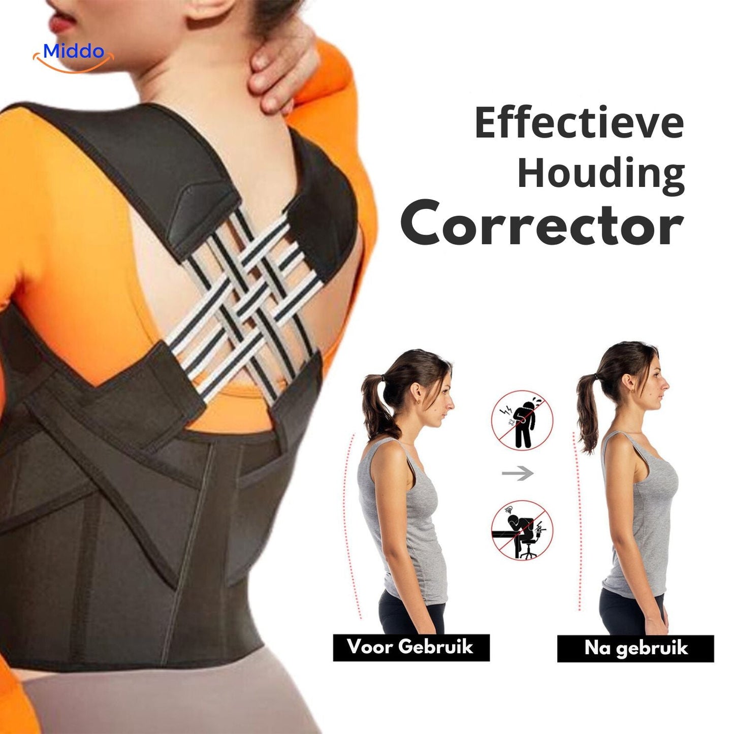 Postura™ Back Support 2.0 – For a Straighter Posture & Comfortable Back Support