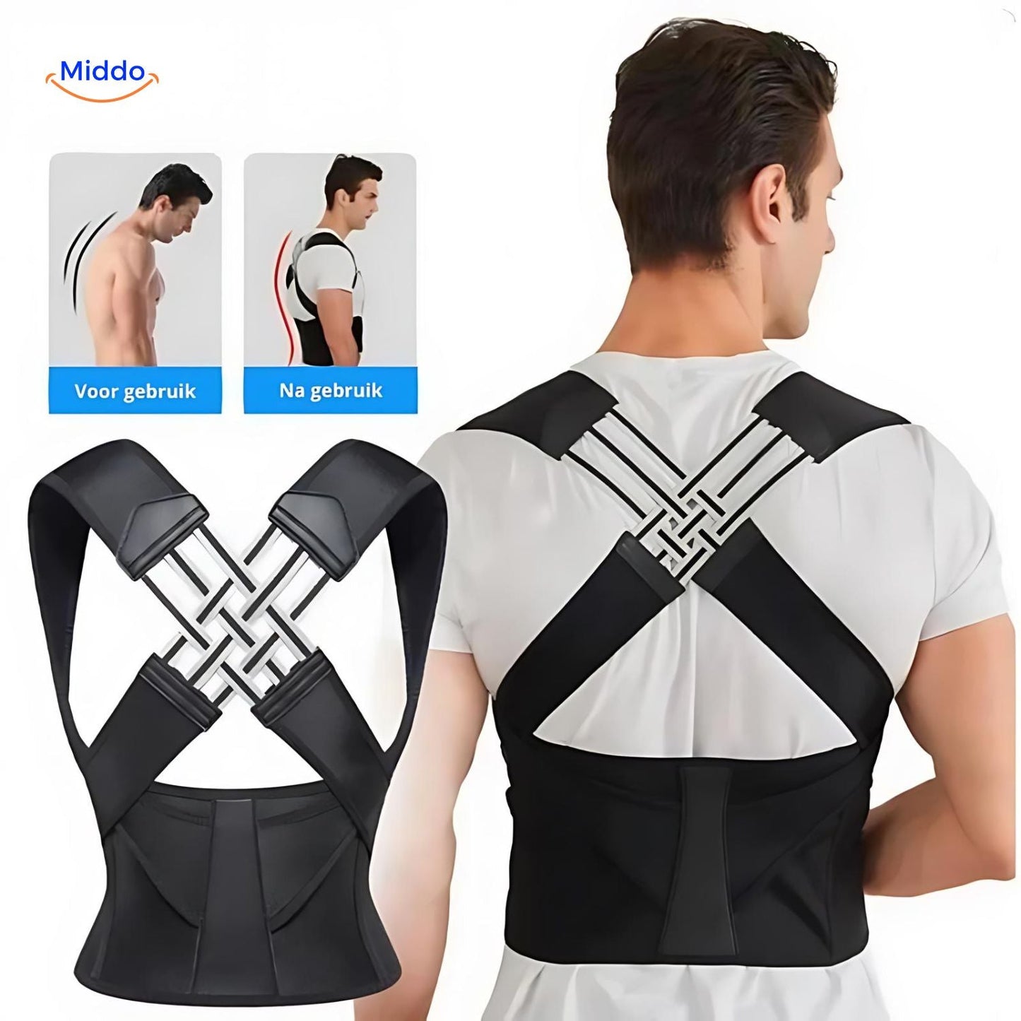 Postura™ Back Support 2.0 – For a Straighter Posture & Comfortable Back Support