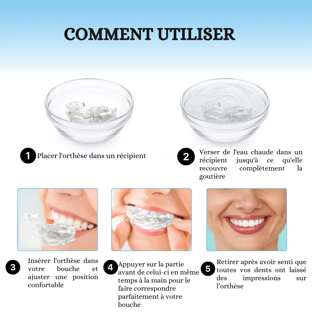 Premium Anti-Snoring Orthosis: Comfortable Sleep Mouthpiece