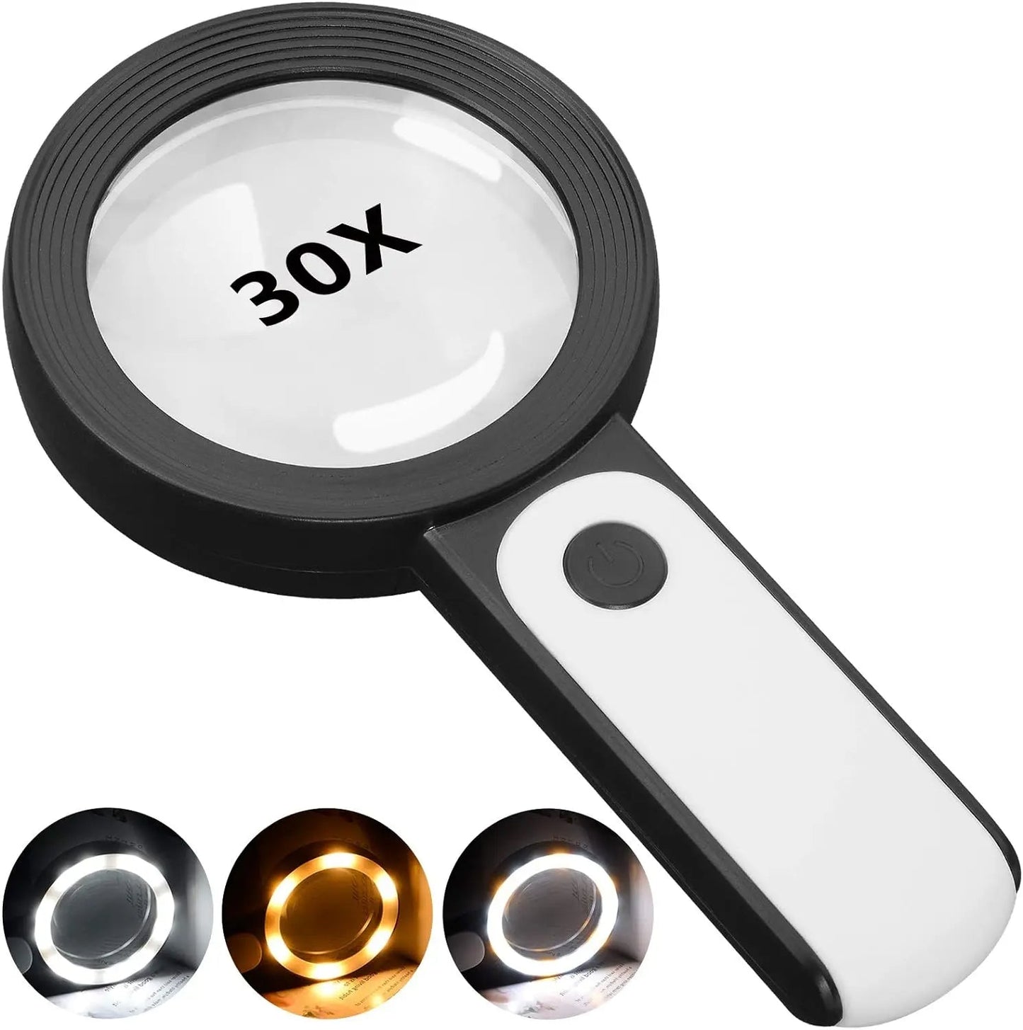 Professional LED Magnifying Glass – Ergonomic Optical Tool for Enthusiasts and Seniors – Perfect for Stylish Relaxation with Favorite Reading or Hobbies