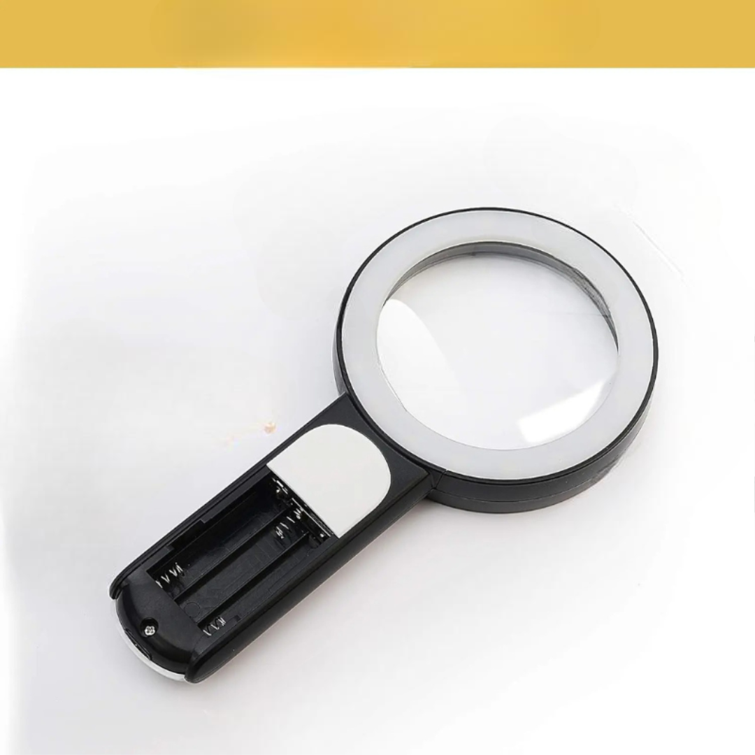 Professional LED Magnifying Glass – Ergonomic Optical Tool for Enthusiasts and Seniors – Perfect for Stylish Relaxation with Favorite Reading or Hobbies