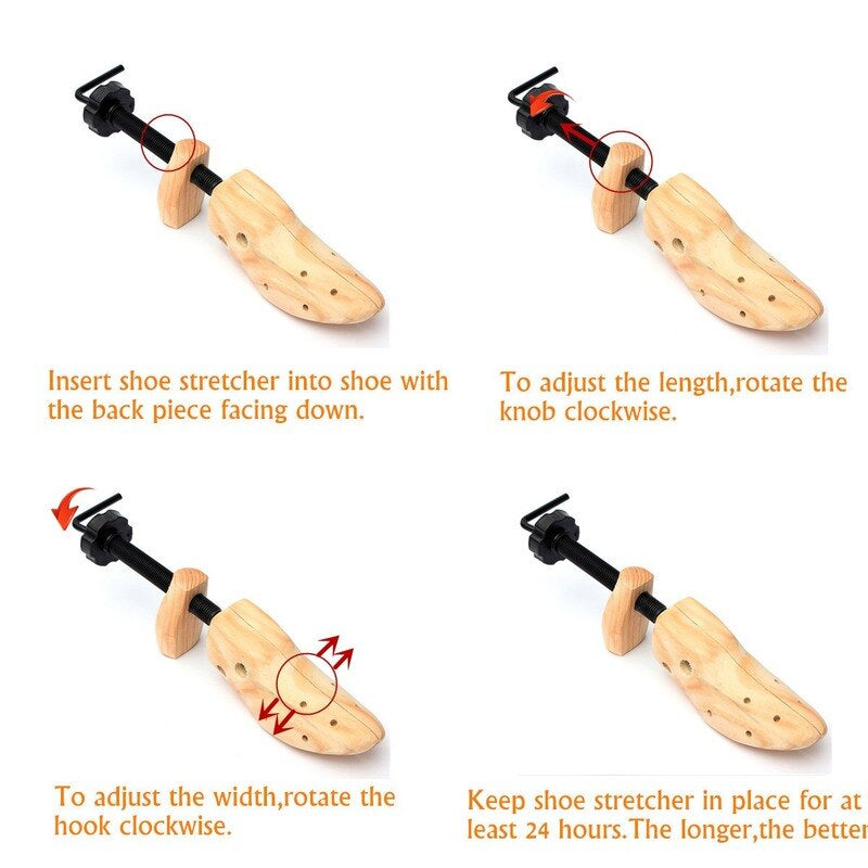 Professional Shoe Stretcher | Expands Length & Width | Includes Bunion Plugs
