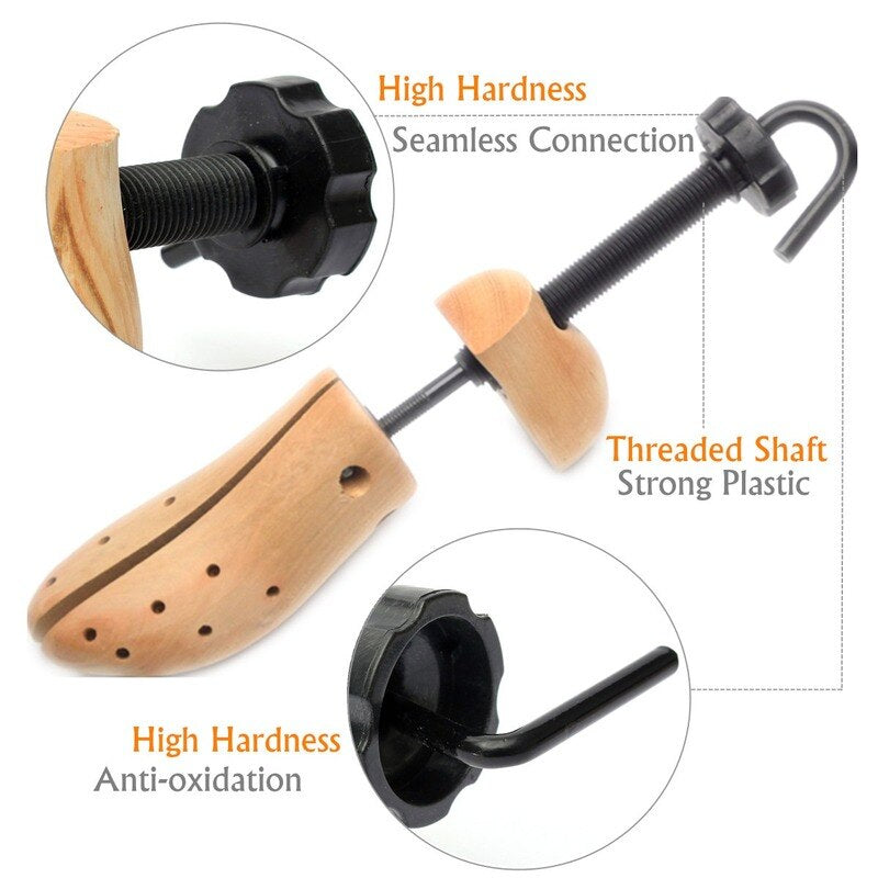 Professional Shoe Stretcher | Expands Length & Width | Includes Bunion Plugs