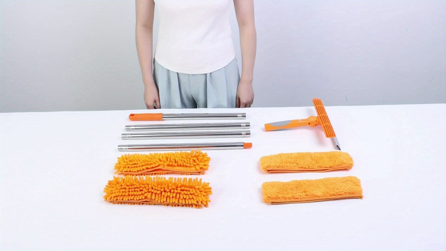 Professional Telescopic Window Cleaner - Streak-Free Windows