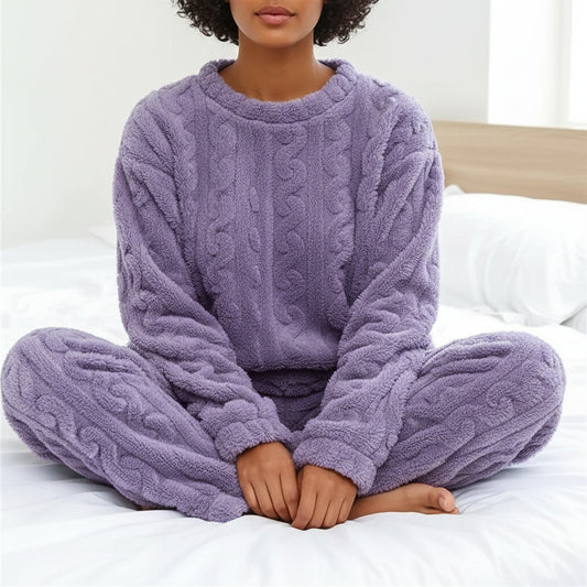 Women's Long-Sleeve Relaxed Fit Pajama Set