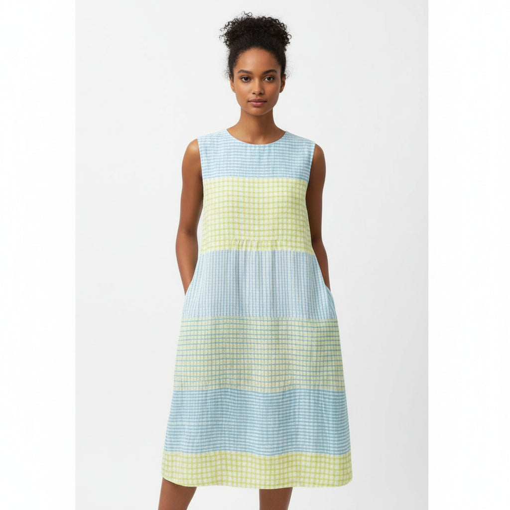 Women's Sleeveless Summer Midi Dress