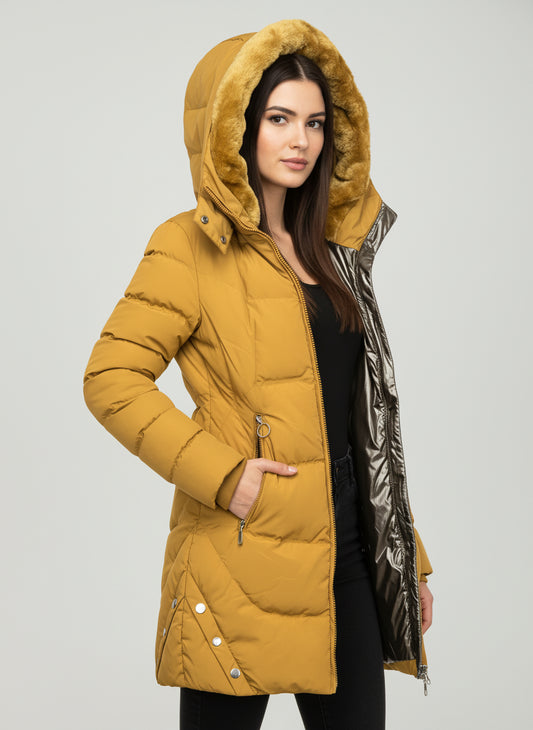 Women's Hooded Puffer Coat 