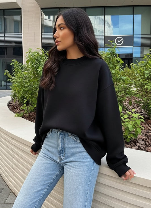 Women's Oversized Crewneck Sweater