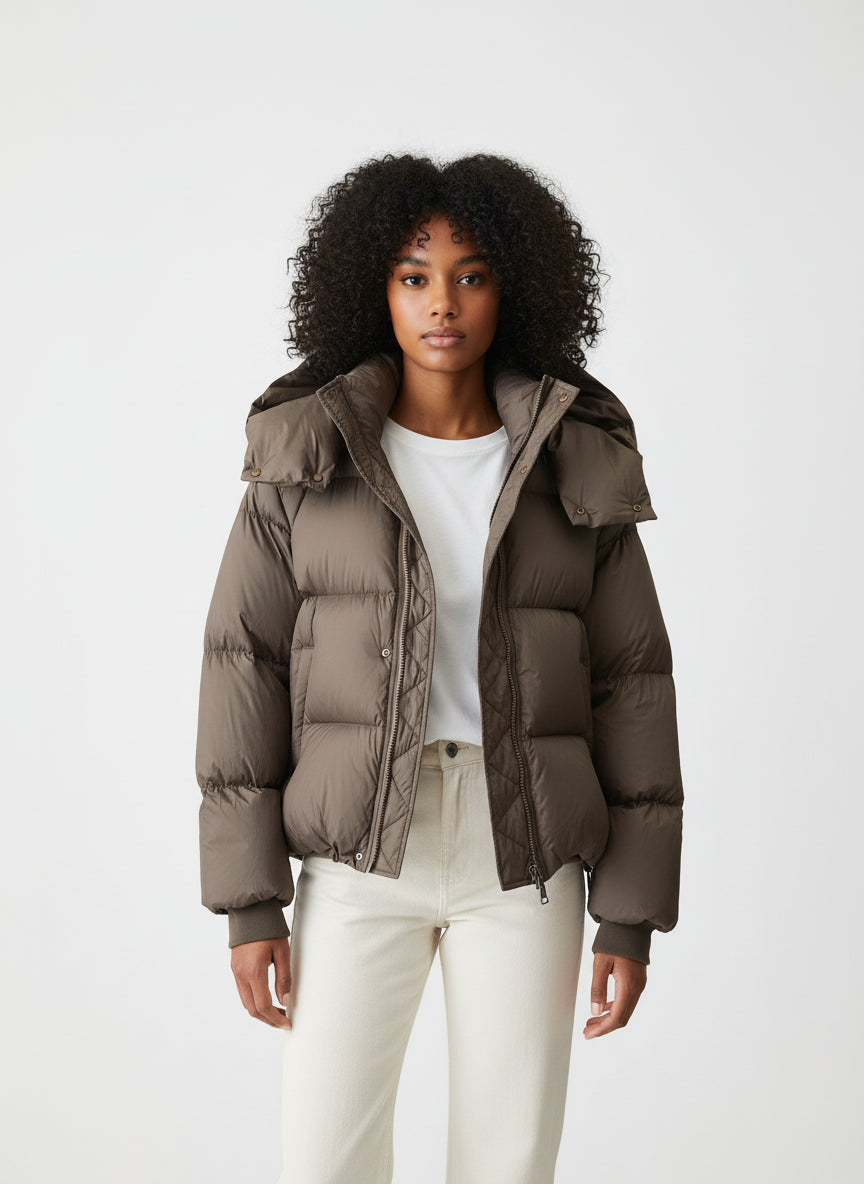 Women's Hooded Puffer Jacket 