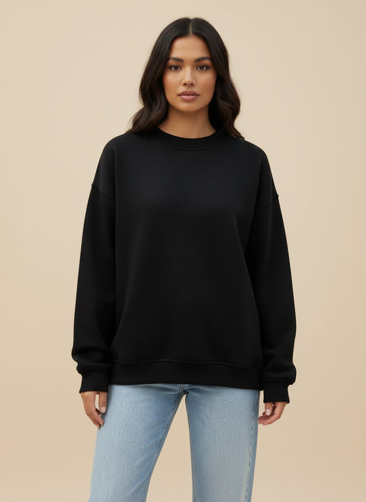 Women's Oversized Crewneck Sweater 