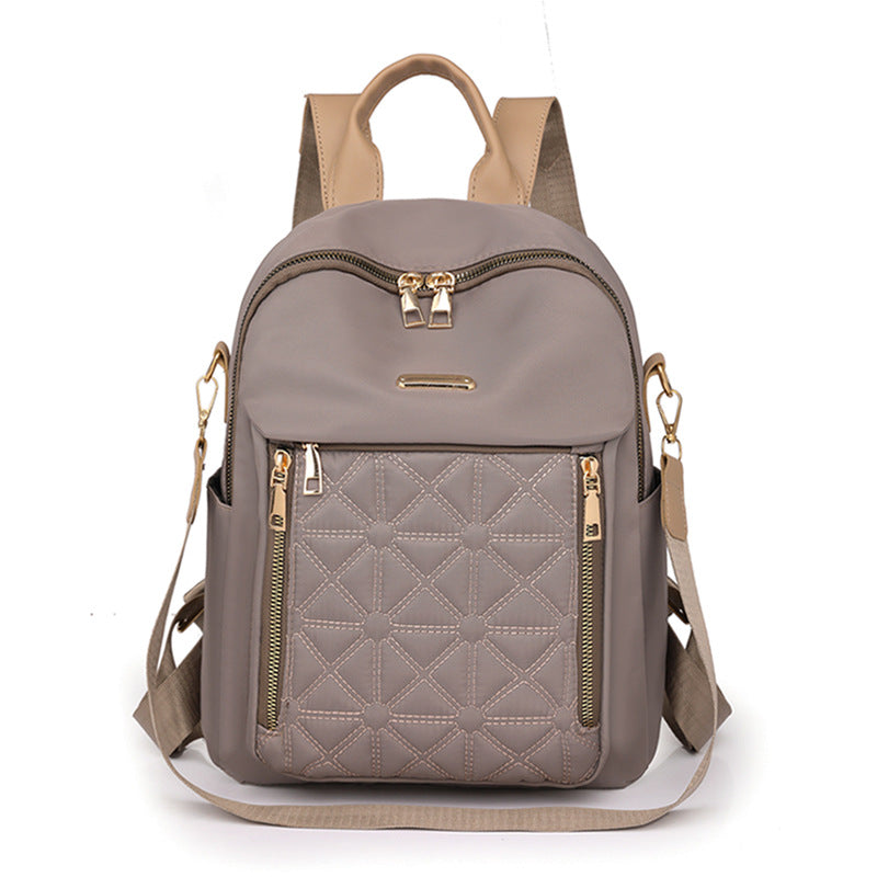 Quilted Multi-Compartment Backpack