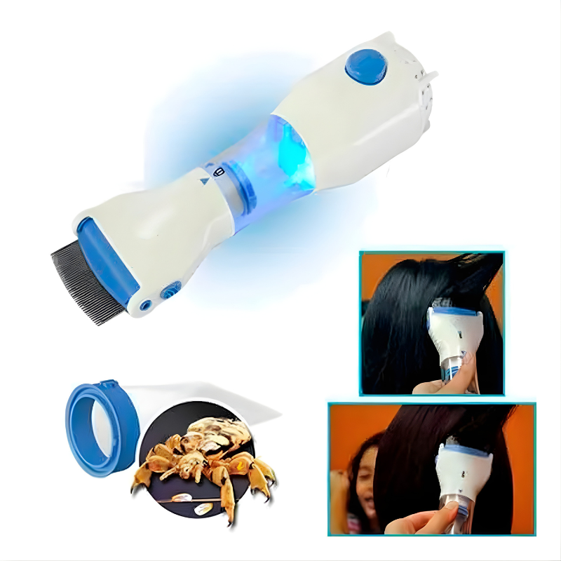Rose® LiceCollector - Safe and Easy Electric Lice Removal Comb