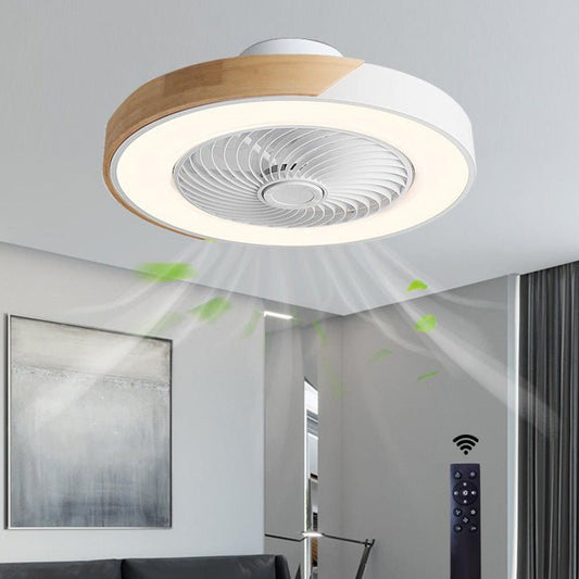 Round LED Ceiling Fan without Blades | Quiet and Elegant Design