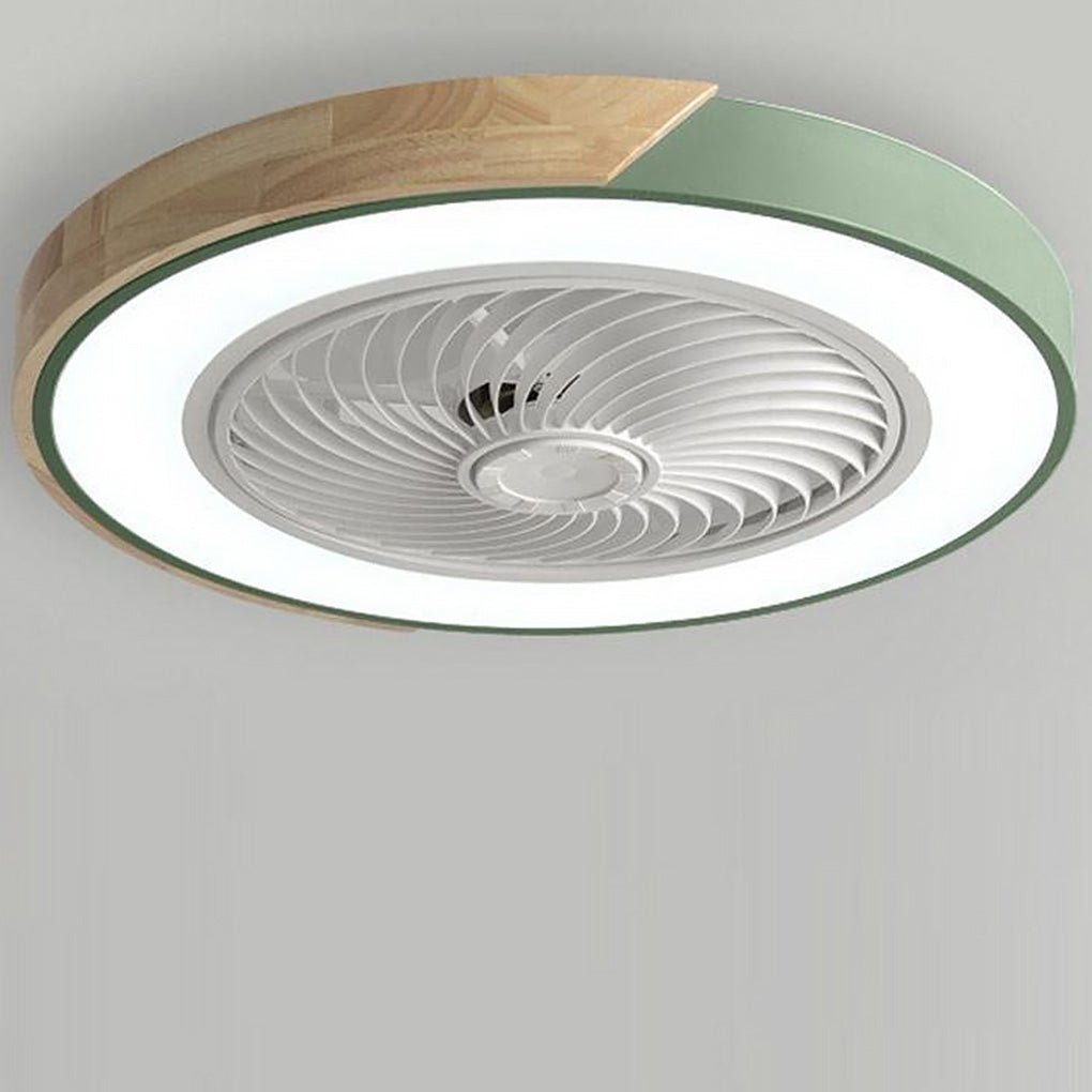 Round LED Ceiling Fan without Blades | Quiet and Elegant Design