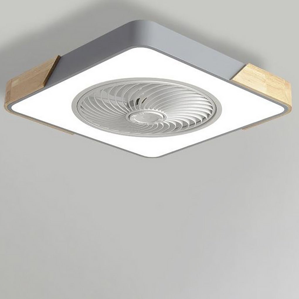 Round LED Ceiling Fan without Blades | Quiet and Elegant Design