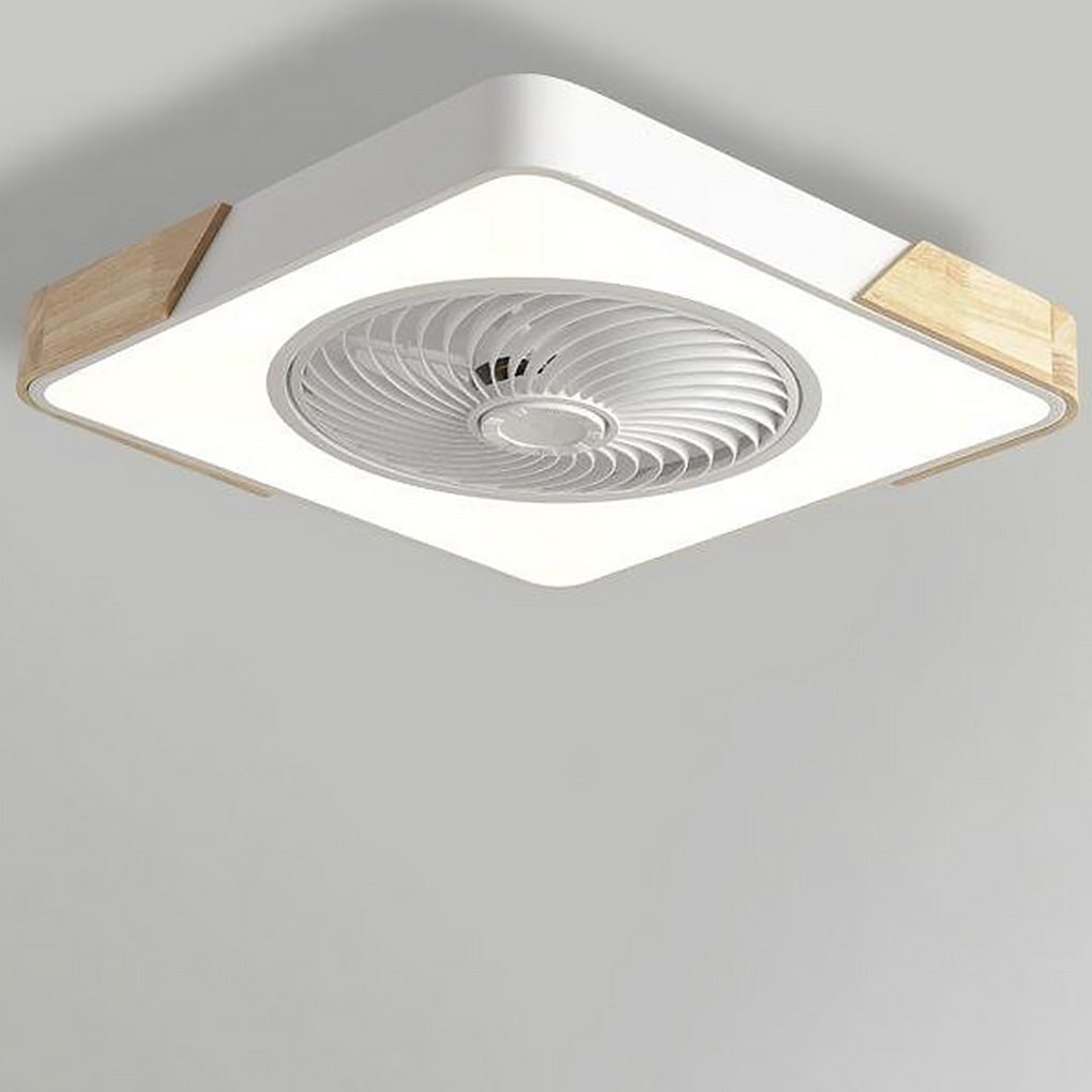 Round LED Ceiling Fan without Blades | Quiet and Elegant Design