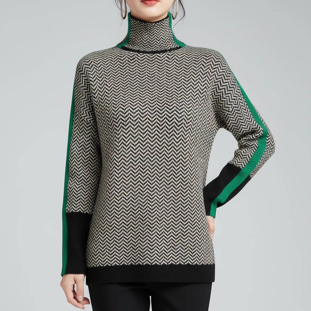 Women's Chevron Pattern Sweater
