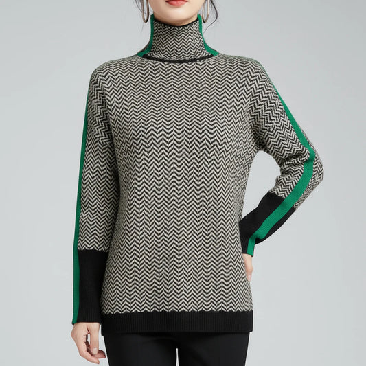 Women's Chevron Pattern Sweater