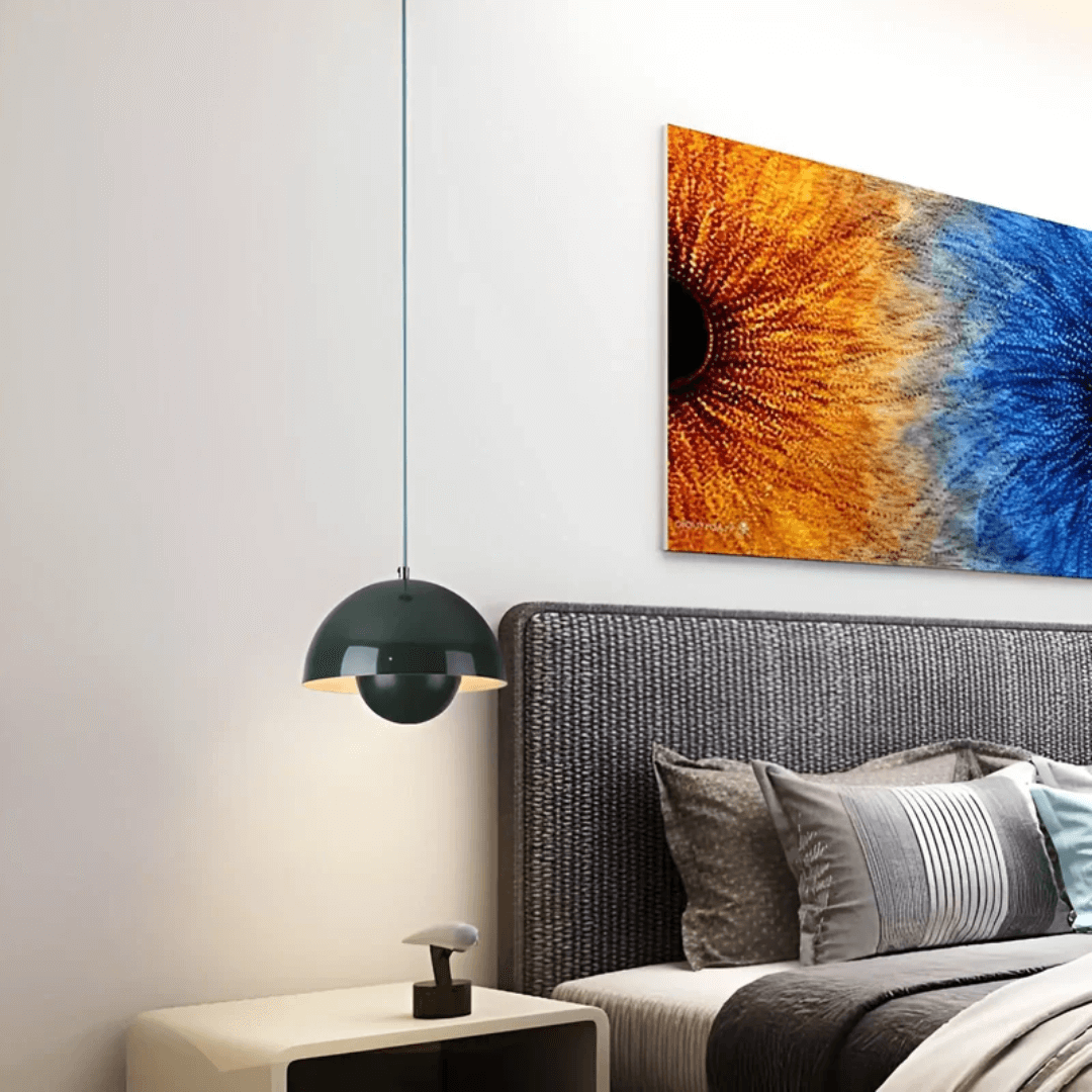 Scandinavian LED Pendant Lamp - Flower Pot Design
