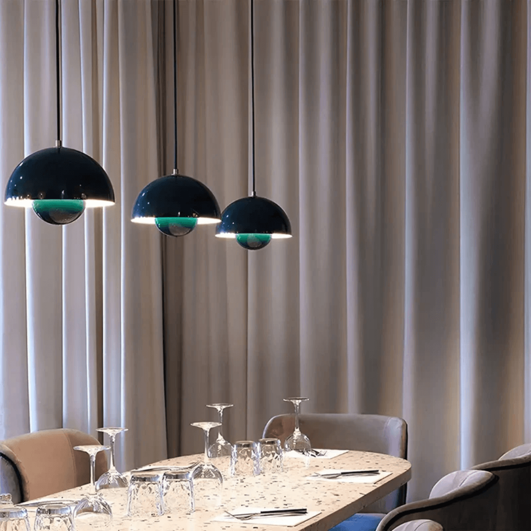 Scandinavian LED Pendant Lamp - Flower Pot Design