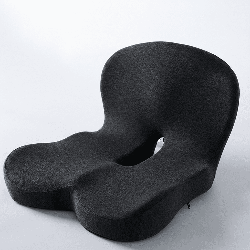 Seat Cushion | Ergonomic Memory Foam Seat Cushion | Pressure Relief & Non-Slip | ErgoComfort