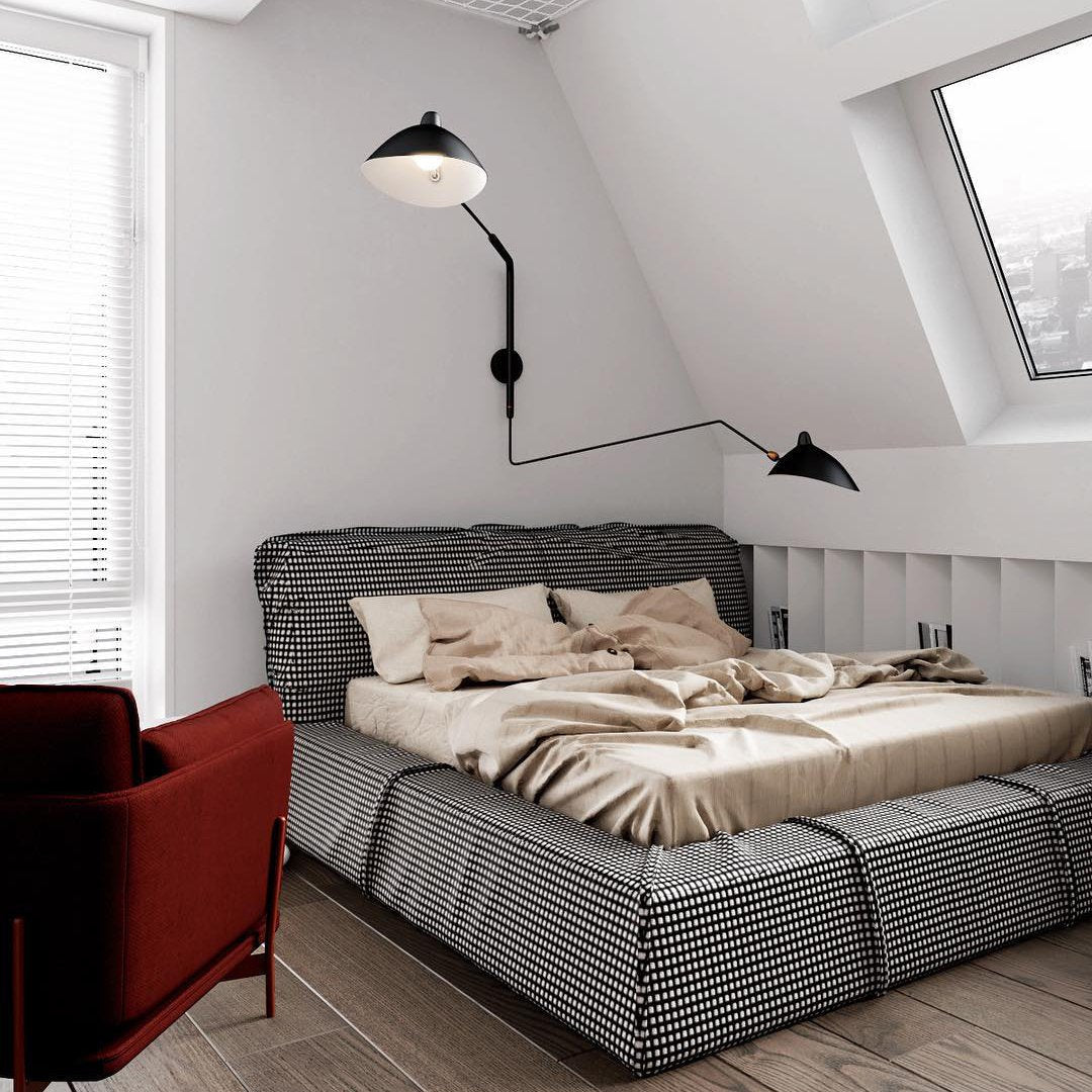 Serge Mouille Wall Sconce - Design Wall Lamp - Mobile Arms