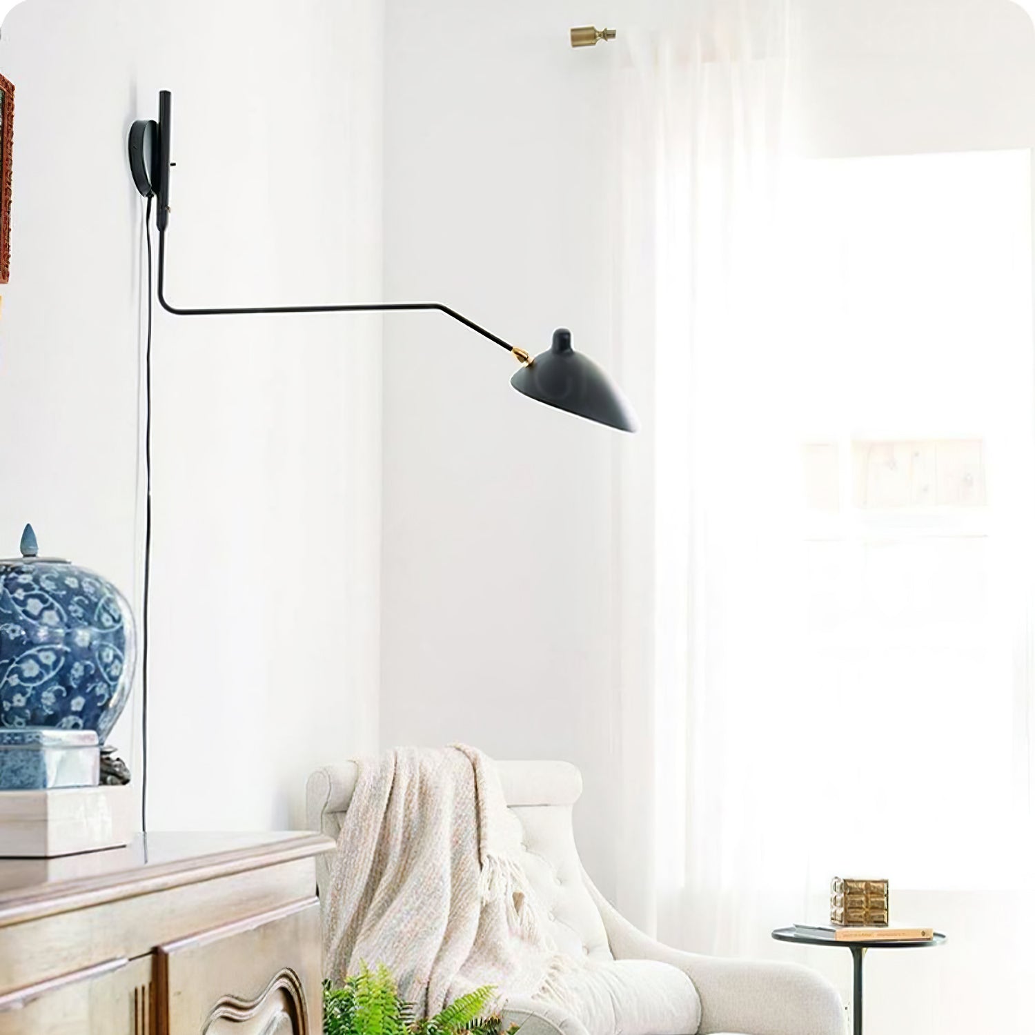 Serge Mouille Wall Sconce - Design Wall Lamp - Mobile Arms