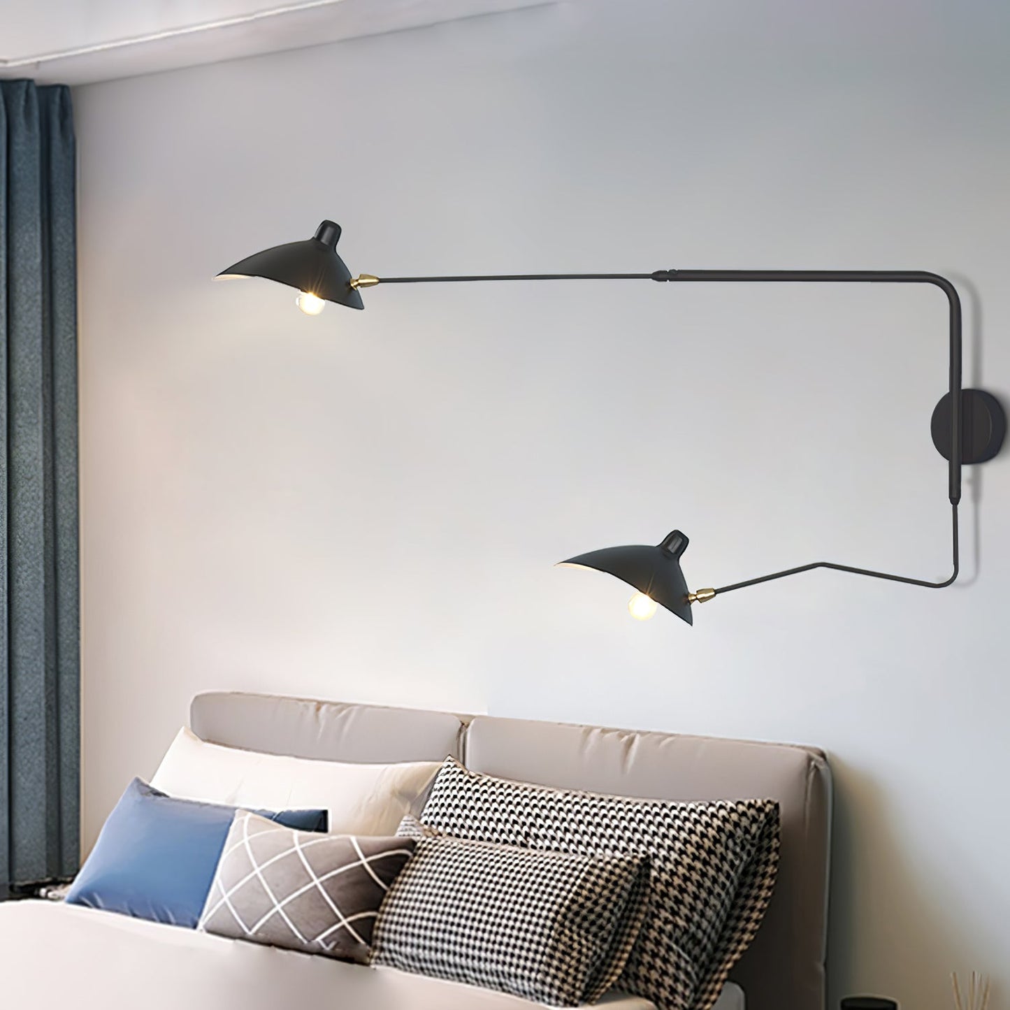 Serge Mouille Wall Sconce - Design Wall Lamp - Mobile Arms