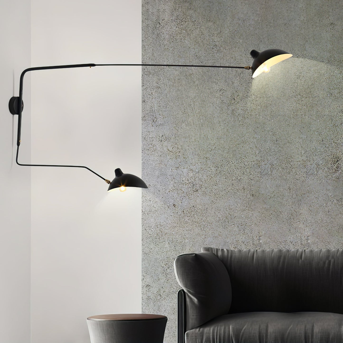 Serge Mouille Wall Sconce - Design Wall Lamp - Mobile Arms