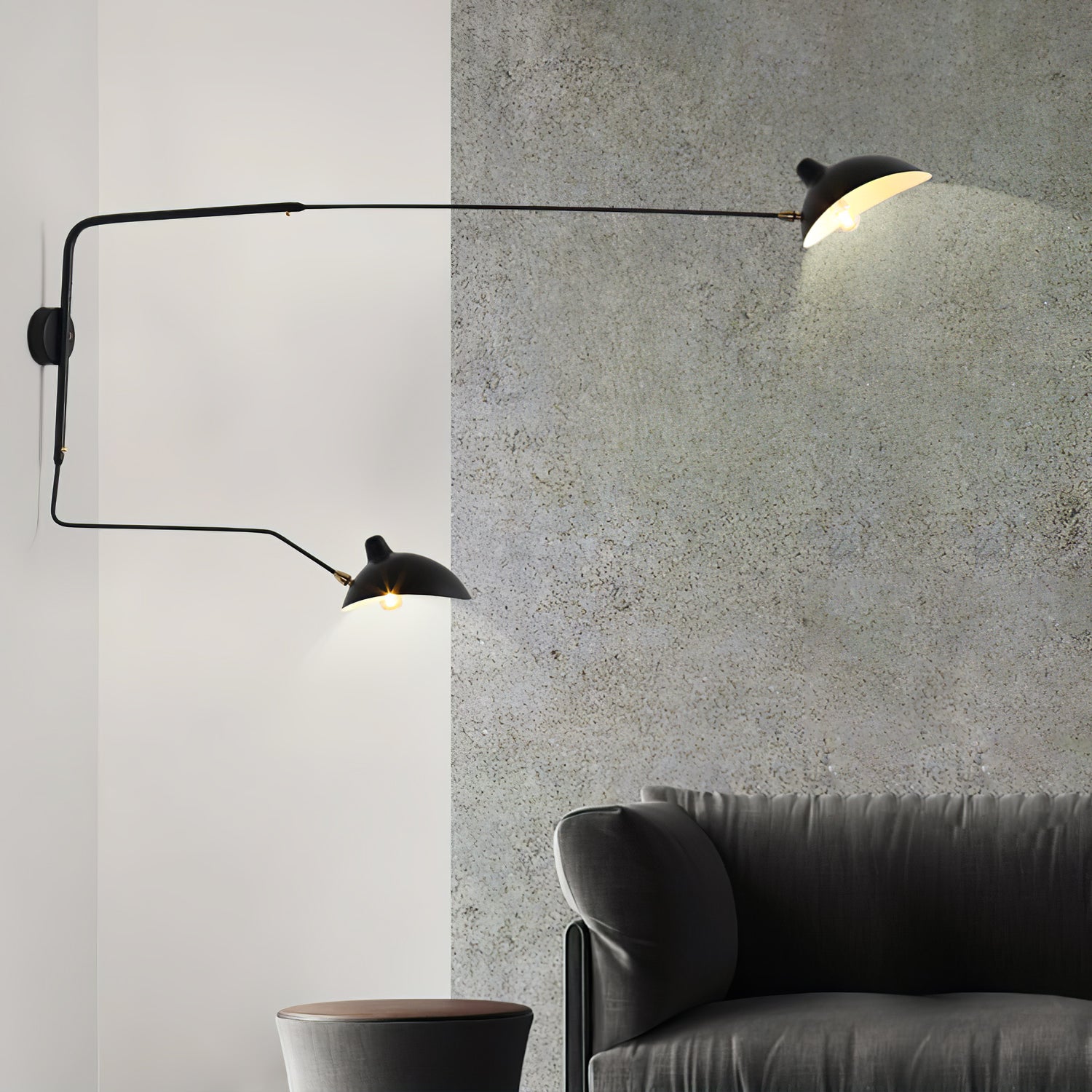 Serge Mouille Wall Sconce - Design Wall Lamp - Mobile Arms