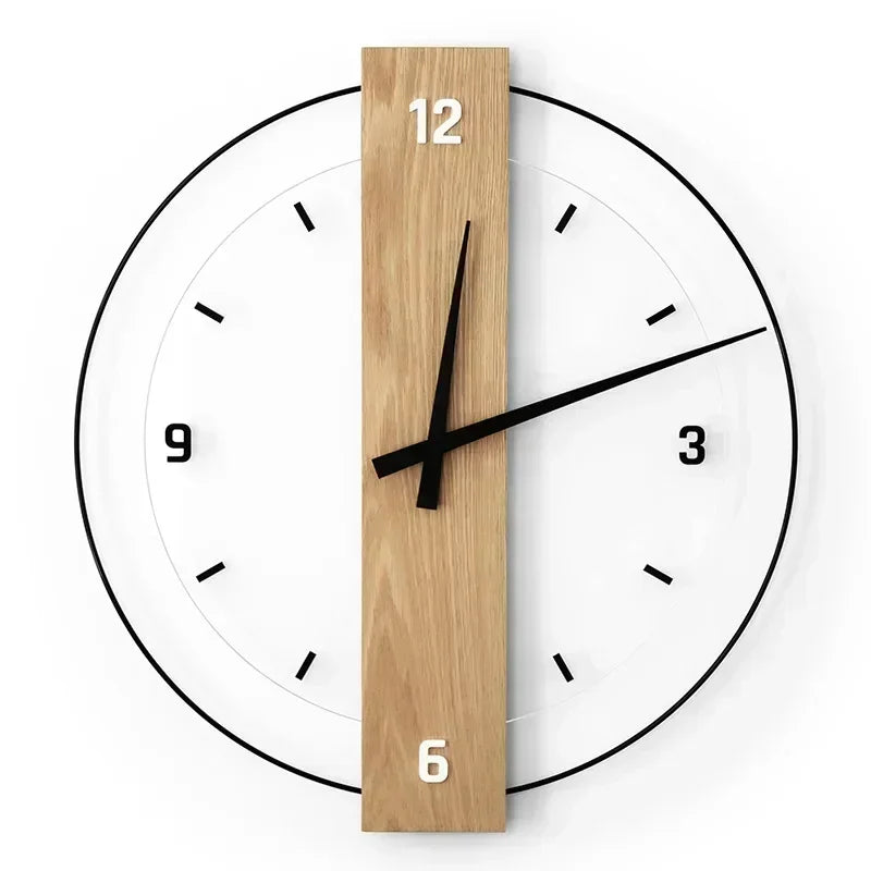 SilentOak | Silent Wall Clock Made of Wood