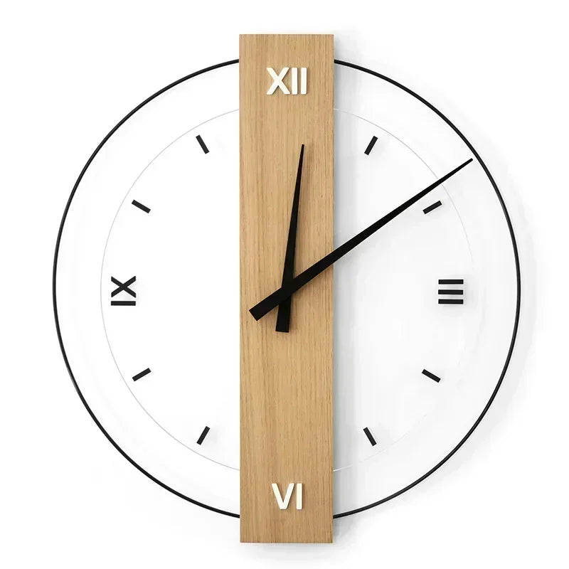 SilentOak | Silent Wall Clock Made of Wood